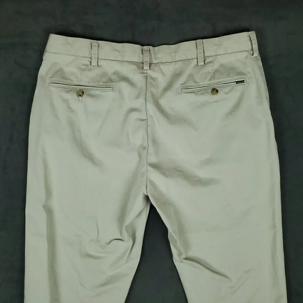 Polo Ralph Lauren Classic Fit Khaki Pants 36 X 30 Beige Work Dadcore Golf